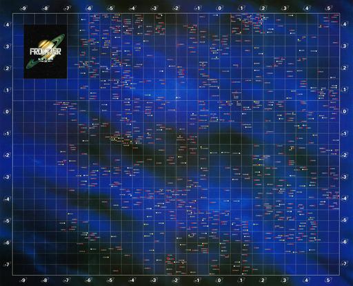 Elite - Карты Галактики